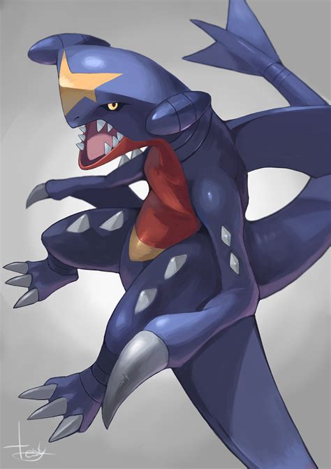 Garchomp Pokemon Drawn By Tesshii Riza Danbooru