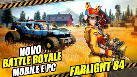 Novo Battle Royale Mobile E Pc Farlight Incr Vel Youtube