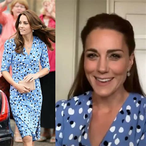 Duchess Of Cambridge On Instagram “kate Was Wearing Her Aultuzarra Dress With Her New Earrings