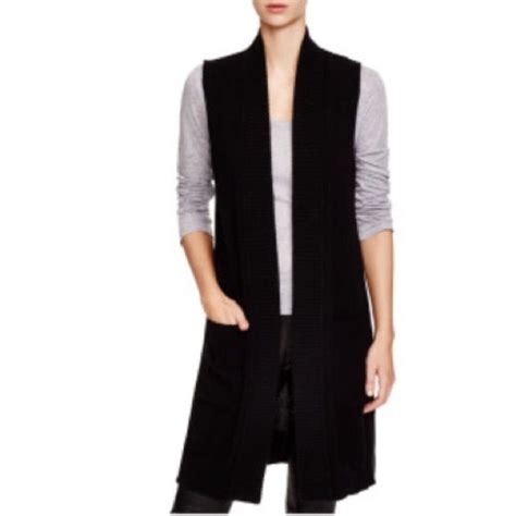 🎉sale🎉c By Bloomingdales Black Cashmere Vest Cashmere Vest Black