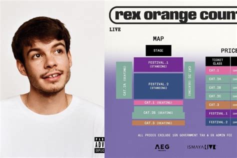 Intip Harga Tiket Konser Rex Orange County Di Jakarta Paling Mahal Rp