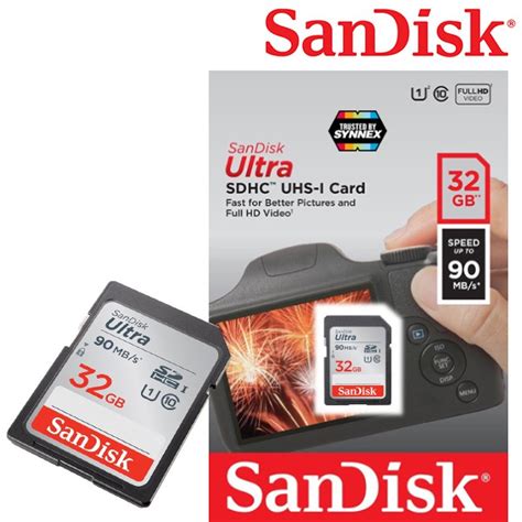 Gb Memori Kamera Memory Kamera Memory Sdhc Sandisk Cl Uhs Gb