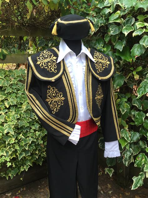 Masquerade Black And Gold Matador Costume Masquerade