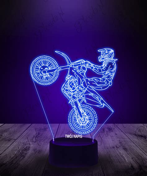 Lampka LED 3D Plexido Motocross Plexido Pl