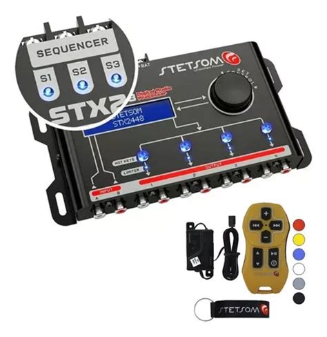 Processador Equalizador Stx Controle Longa Dis Stetsom