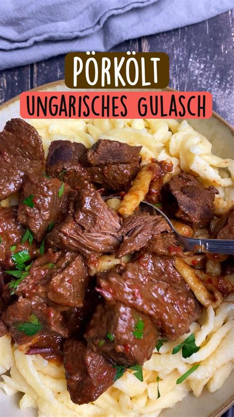 Pörkölt Ungarisches Gulasch Rezepte Lecker schmecker rezepte Gesund