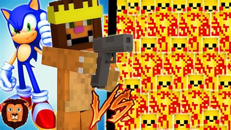 Protege A Sonic De Pikachu Exe En Minecraft Reto De La Base Vs