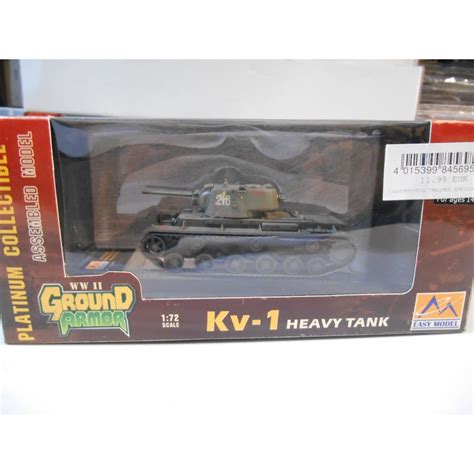 KV 1 HEAVY TANK 1 72 GROUND ARMOR WW II USADO EX PRIVADO BCN STOCK CARS