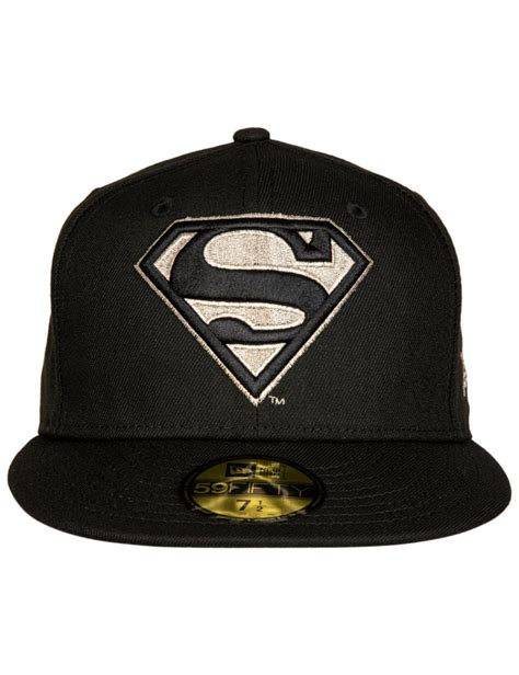 Superman Silver Symbol New Era 59Fifty Fitted Hat W Lane