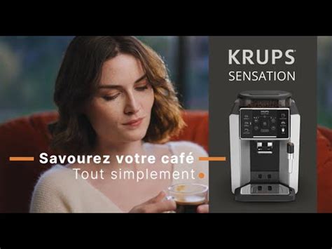 Krups Sensation Savourez Votre Caf Tout Simplement Youtube