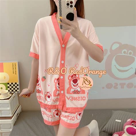 R O Korean Japanese Kimono Style Short Set Terno Homewear Cotton