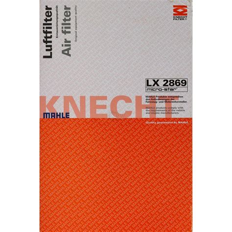 Mahle Inspection Set 12 L mannol Legend Première 0W 40 pour Kia