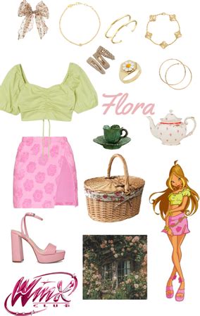 Winx Club Flora Costume Outfit ShopLook