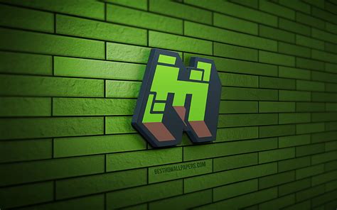 Minecraft Logo Wallpaper Creeper
