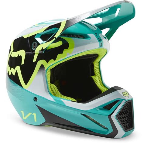 Fox Casco Mx V Leed Teal Maciag Offroad