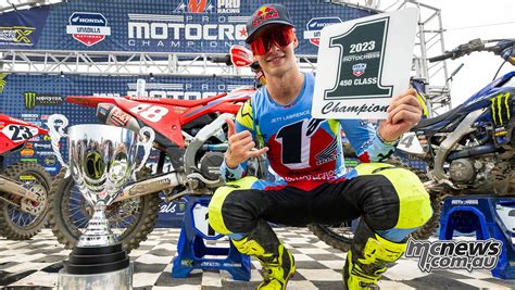 Jett Lawrence crowned 2023 AMA Pro MX Champion | MCNews