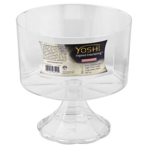 Yoshi Clear Plastic Trifle Bowl Shop Plates And Bowls At H E B