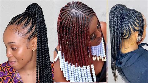 The Most Famous Knotless Hairstyle It S Nice Braid In Africa For This