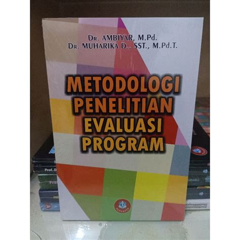 Jual Metodologi Penelitian Evaluasi Program Dr Ambiyar Shopee Indonesia