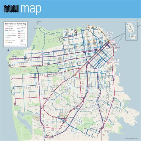 Muni In San Francisco Map - Dorree Kassandra