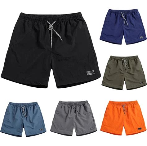 Shorts Men Summer Large Size Thin Fast Drying Beach Trousers Casual Sports Short Pants Clothing