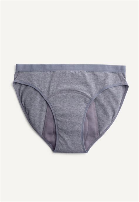 Period Underwear Bikini Heavy Flow Grey Imse