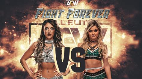 AEW Fight Forever Xbox One Matches Britt Baker Vs Tay Melo YouTube