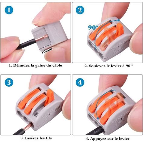 Connecteurs Lectriques Avec Levier De Fonctionnement Pinces