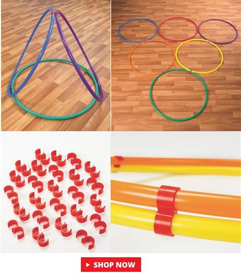 NEW PACK A HOOP CLIP TOGETHER PORTABLE TAKE ANYWHERE HULA HOOP PW Toys