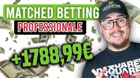 Ho Provato Per Giorni Il Matched Betting Professionale Quanto Ho