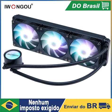 IWONGOU X99 Processador Cooler Para PC 240mm Dissipador De Calor CPU