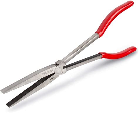 Tekton 34421 11 Inch Long Reach Duckbill Pliers Comfortable Non Slip