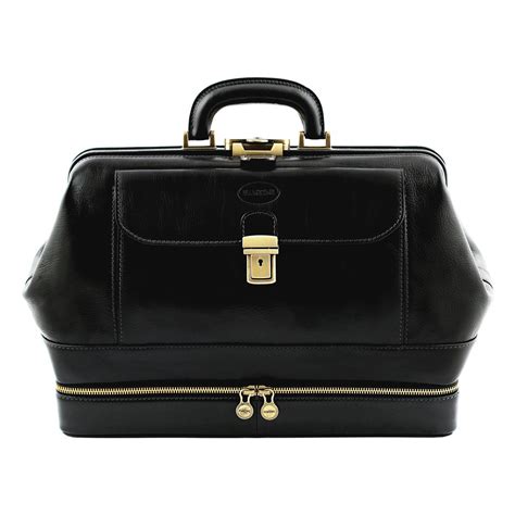 Leather Doctor Handbag | Fantini Pelletteria