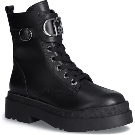 LIU JO 'LOVE' ΔΕΡΜΑΤΙΝΑ PLATFORM ΜΠΟΤΑΚΙΑ ΓΥΝΑΙΚΕΙΑ SF3037P0102-22222 ...