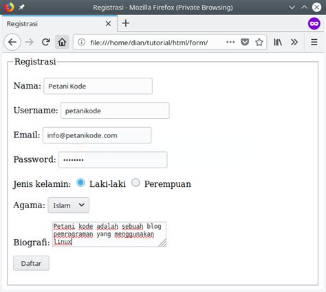 Belajar Html Cara Membuat Form Pada Html Siap Ngoding