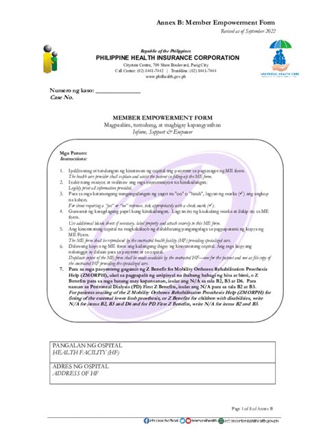 Fillable Online Philhealth Claim Signature Form Fax Email Print Pdffiller