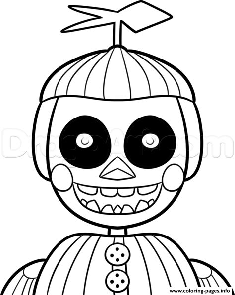 Balloon Boy Five Nights At Freddys Free Colouring Pages