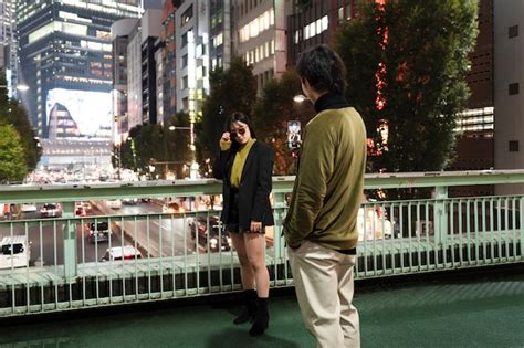 Free Photo Young Japanese Influencer Recording Vlog