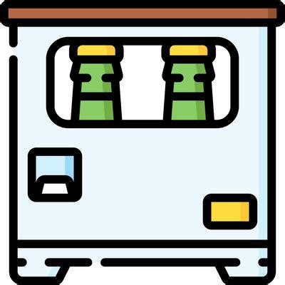 beer fridge vector art icons  graphics