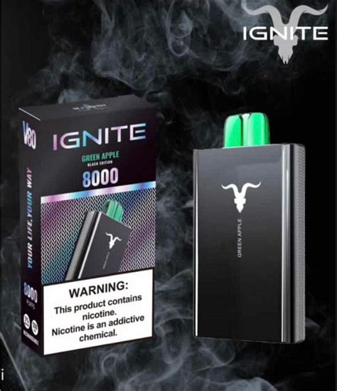 Pod Descart Vel V Black Edition Puffs Ignite Best Vape Brasil