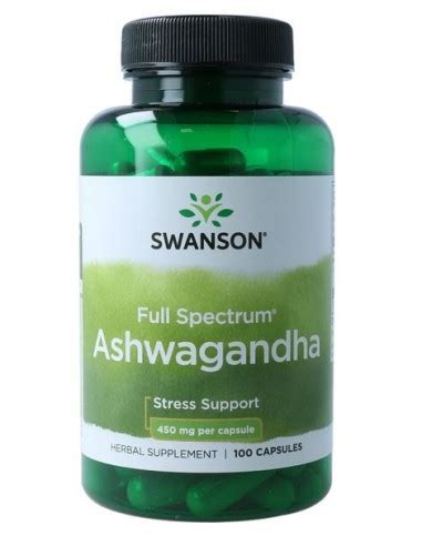 Comprar Swanson Full Spectrum Ashwagandha 450Mg 100 Capsulasa Precio De