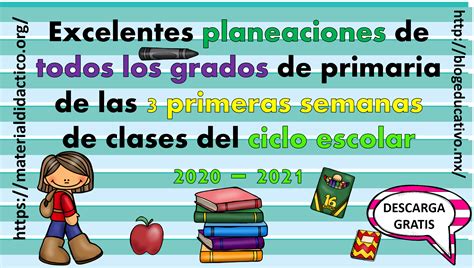 Excelentes Planeaciones De Todos Los Grados De Primaria De Las