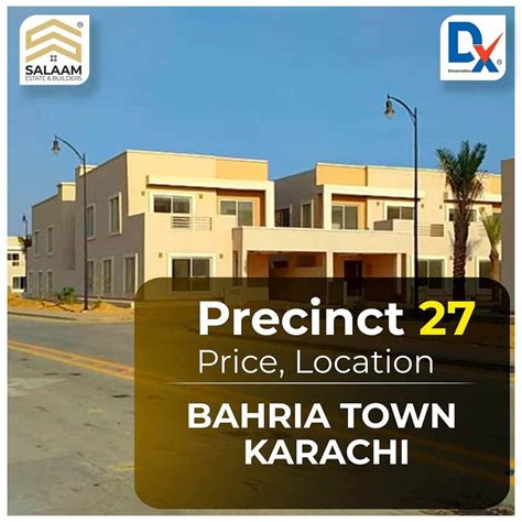 Precinct Bahria Town Karachi Price Location Salaam Estate