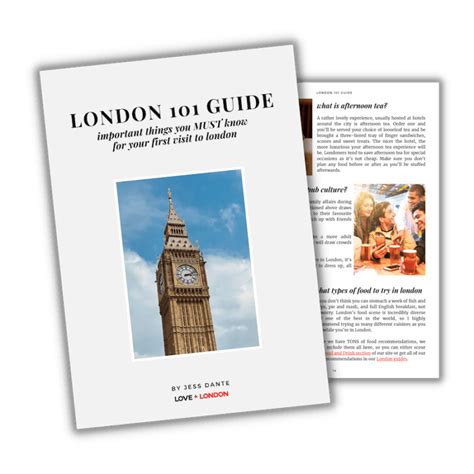 london  guide love  london