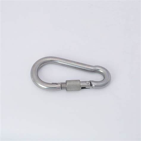 4 40mm The Hook Galvanized High Quality Metal Carabiner Steel Snap Hook