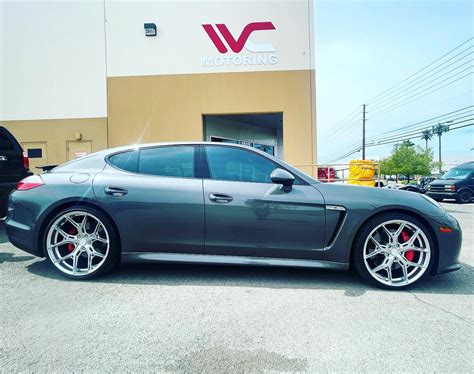 Porsche Panamera Grey Vossen Hf 5 Wheel Front