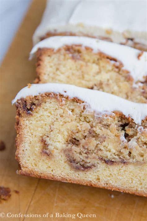 Cinnamon Roll Pound Cake Confessions Of A Baking Queen