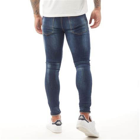 Kup Teraz 883 Police Męskie Lak 600 Jeansy Skinny Niebieski