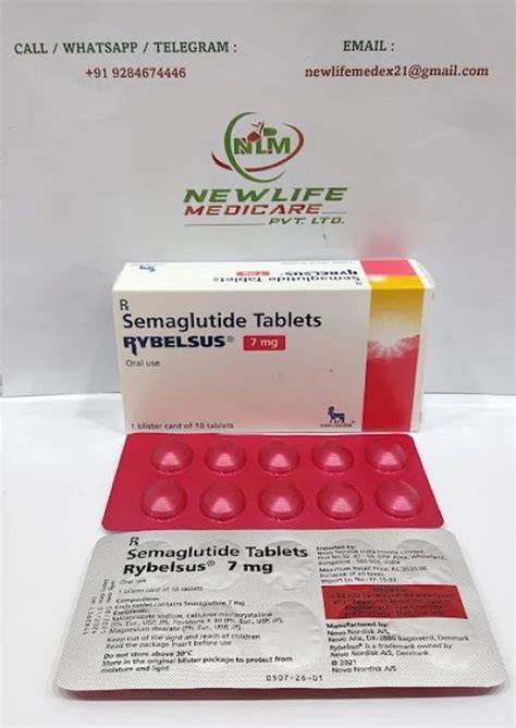 Semaglutide Rybelsus Mg Tablet At Rs Stripe Semaglutide