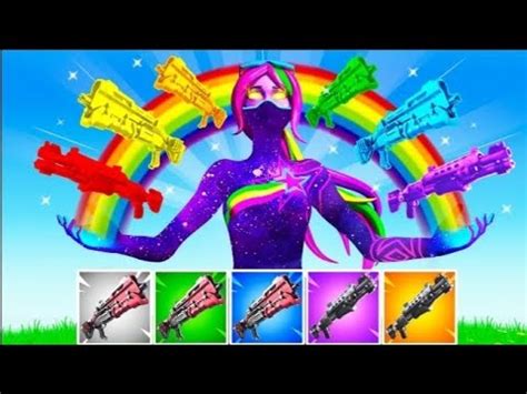 Rainbow Gun Challenge Og Fortnite Youtube